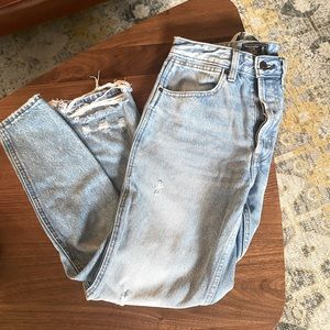 Abercrombie and Fitch Annie High Rise Ankle Straight